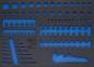 Preview: BGS Werkstattwageneinlage 3/3 leer für Art. 4020 4020-5